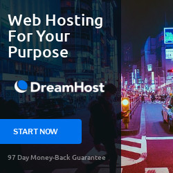 DreamHost offers the best web hosting plans for begginers and large audience websites