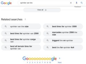 How to find LSI keywords by using the Google Related searches box