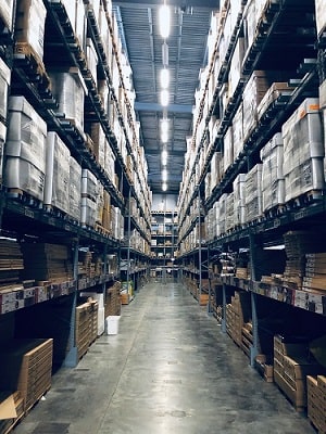 Differing from PO boxes, virtual addresses are located in warehouses