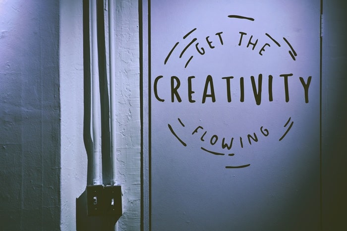 Quote symbolizing a creative business startup, focusing on artistic entrepreneurship and creative small business ideas.