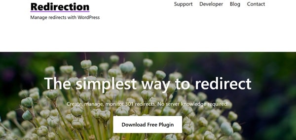 Redirection is the best free SEO plugin for WordPress