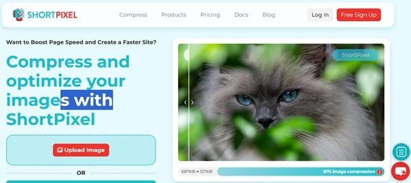 Compress and optimize your site's images with ShortPixel WP plugin