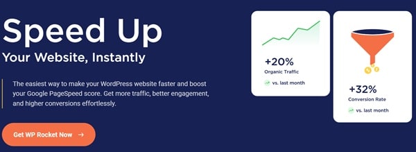 WP Rocket is a premium WordPress plugin to improved page speed in WordPress websites, blogs, and ecommerce business sites.