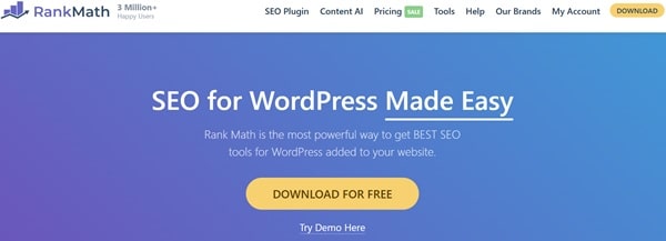 Rank Math SEO WordPress Plugin