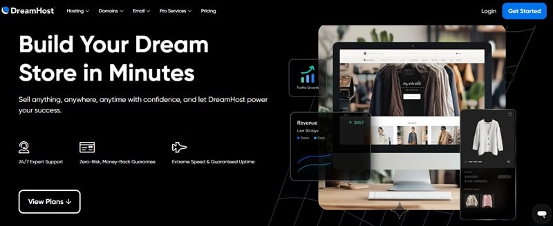 DreamHost vs Wix: DreamHost Overview