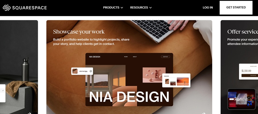 DreamHost vs Squarespace: Squarespace Overview