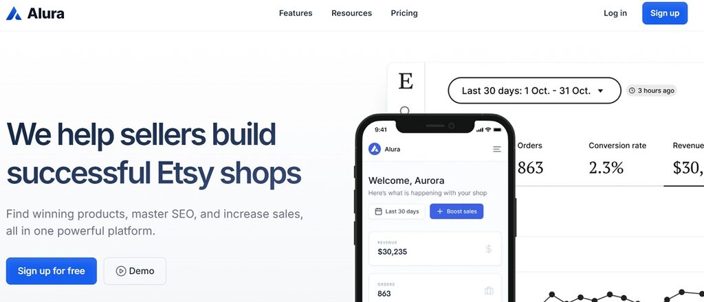 Alura helps sellers build successful Etsy shops